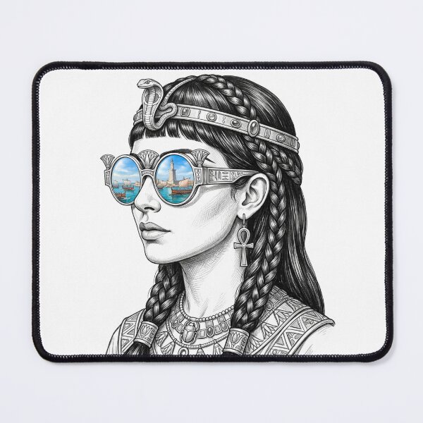 Item preview, Cleopatra Lighthouse of Alexandria Sunglasses Reflection designed and sold by Bad-Decisions-Designs.