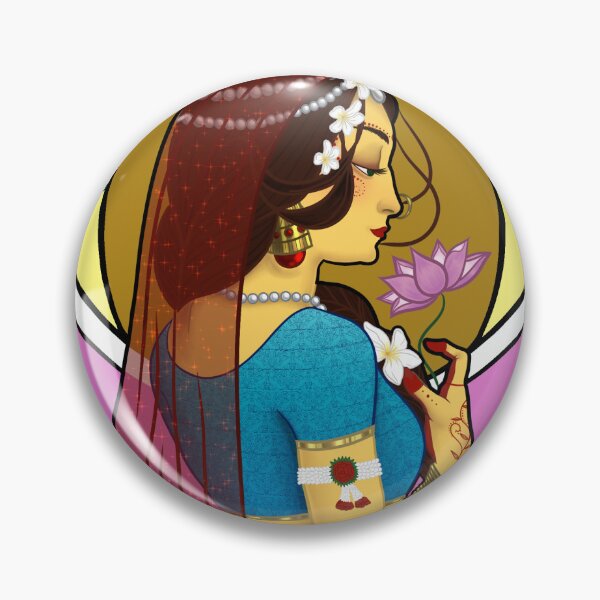 Item preview, Radha Art Nouveau Colored designed and sold by Vedics.