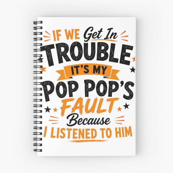 Item preview, If We Get In Trouble Its My Pop Pops Fault Funny Kids Grandpa Toddler Humor designed and sold by VGAfanatic.