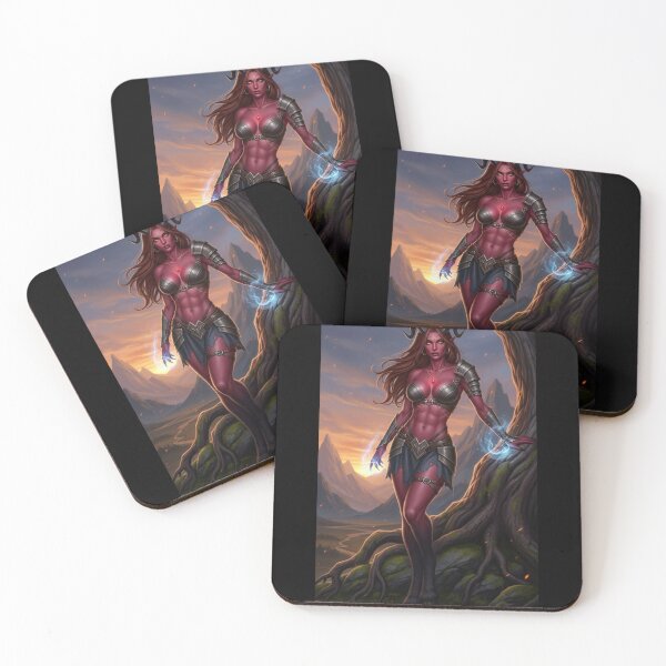 Item preview, Tiefling Hooved Sorcerer designed and sold by Prestons Corner.