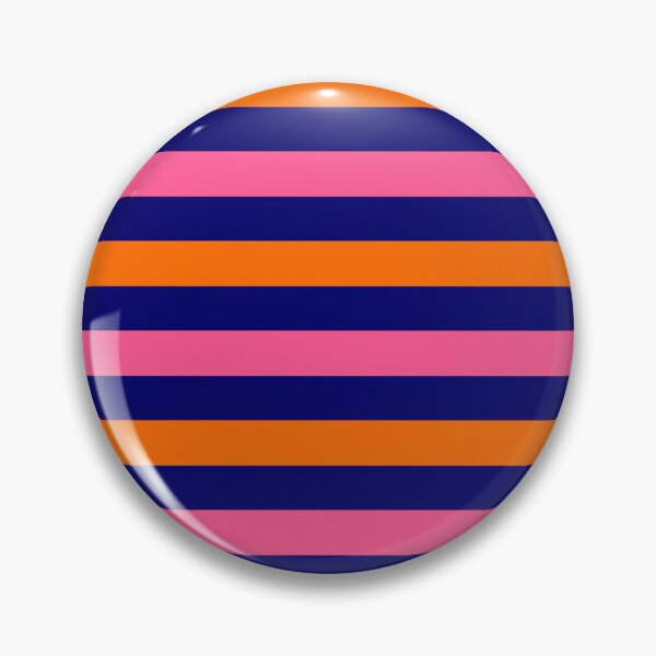 Item preview, Orange And Pink Stripes Design Blue  designed and sold by PatternTitan.