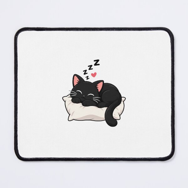 Item preview, Sleeping Black Cat on a Pillow designed and sold by BuyOneFree.