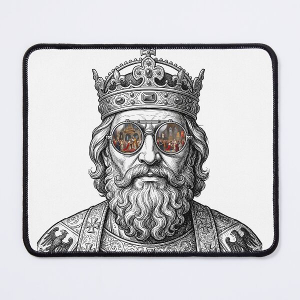 Item preview, Charlemagne Papal Coronation Sunglasses Reflection designed and sold by Bad-Decisions-Designs.