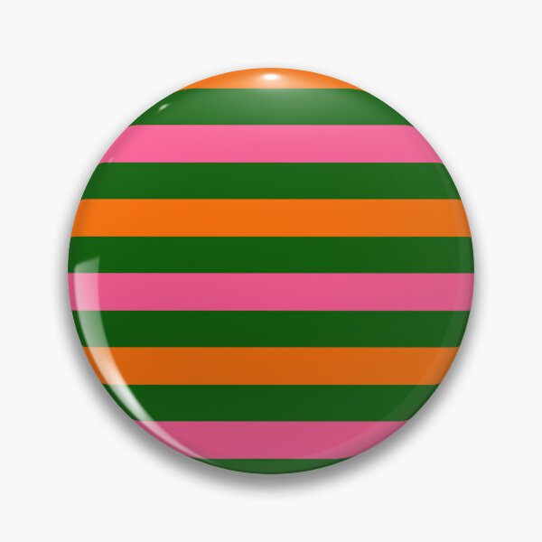 Item preview, Orange And Pink Stripes Design Green  designed and sold by PatternTitan.