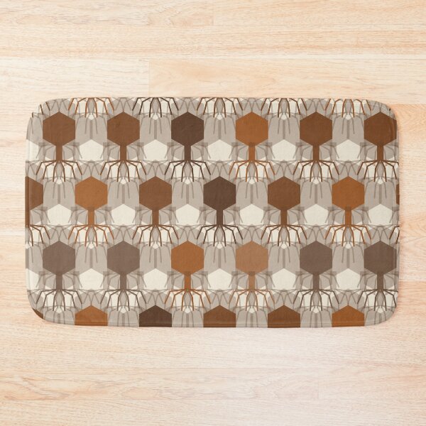 Item preview, Bacteriophage Grid Geometric Pattern 001 designed and sold by TexSta.
