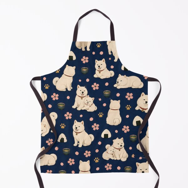 Item preview, Japanese White Shiba Inu Pattern designed and sold by YUKI JAPAN.