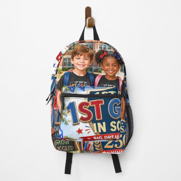 Item preview, 1st Grade - 1st Day in School - USA Celebrates 250th Anniversary - 1776 to 2026 - Special Editiom designed and sold by DBM Photo Art 1.