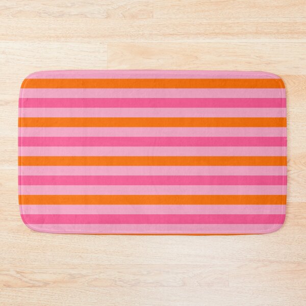 Item preview, Orange And Pink Stripes Design Pink  designed and sold by PatternTitan.