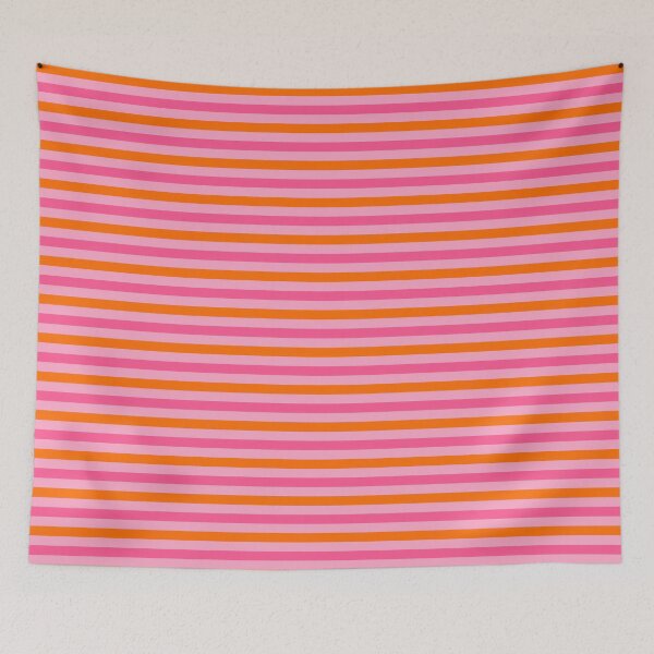 Item preview, Orange And Pink Stripes Design Pink  designed and sold by PatternTitan.