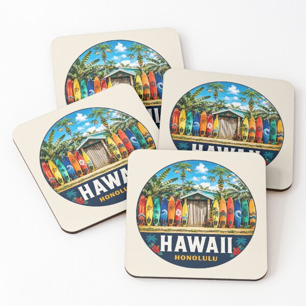 Item preview, Honolulu Hawaii Tropical Paradise Island Travel Aloha Sunset Design designed and sold by Gideon Emmerich.
