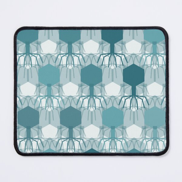 Item preview, Bacteriophage Grid Geometric Pattern 002 designed and sold by TexSta.