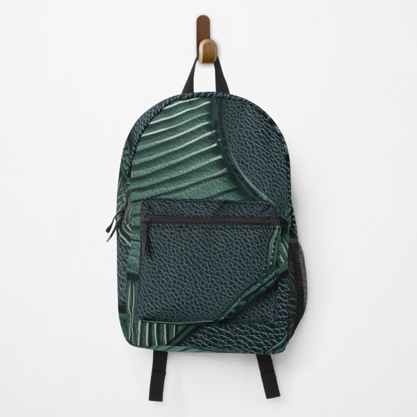 Item preview, Luxury Dark Green Embossed Leather Geometric Circles Pattern designed and sold by LYAN-STORE.