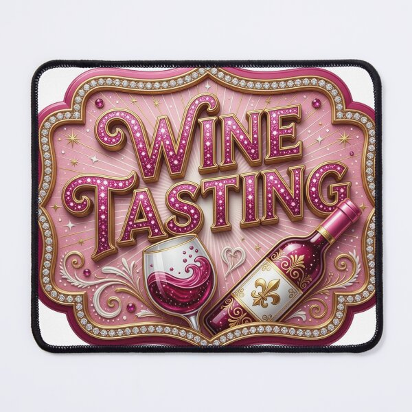 Item preview, Clean WINE TASTING Print designed and sold by dazzlemakers.