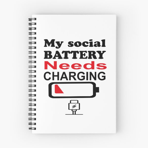 Item preview, My Social Battery Needs a Recharge designed and sold by elyazidostore.