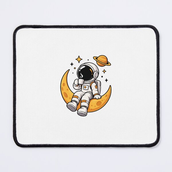 Item preview, Cozy Astronaut on a Crescent Moon designed and sold by BuyOneFree.