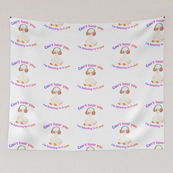 Item preview, Can’t Hear You I’m Listening To K-Pop designed and sold by kestey.