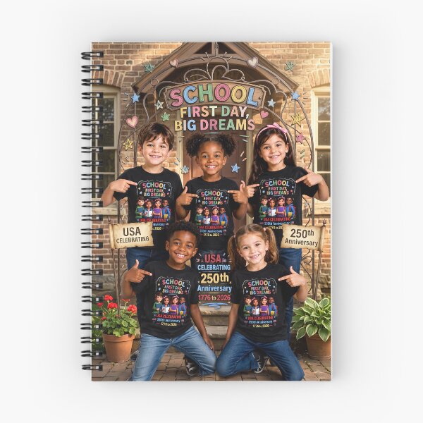 Item preview, 1st Day at School - Big Dreams - USA 250th Anniversary Celebration 1776 to 2026 - Special Edition designed and sold by DBM Photo Art 1.