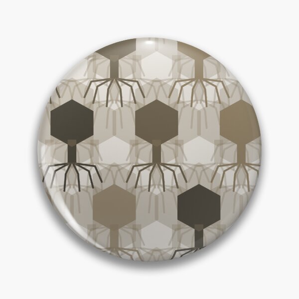 Item preview, Bacteriophage Grid Geometric Pattern 003 designed and sold by TexSta.