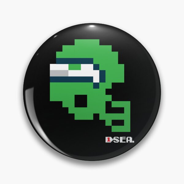 Item preview, Seahawks Alternate Tecmo Bowl Helmet designed and sold by TecmoBowlSports.