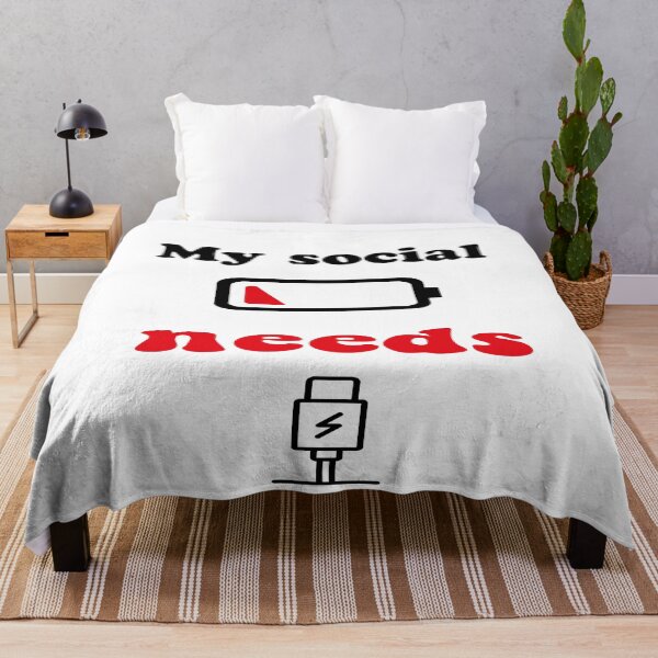 Item preview, Copy of My Social Battery Needs a Recharge designed and sold by elyazidostore.