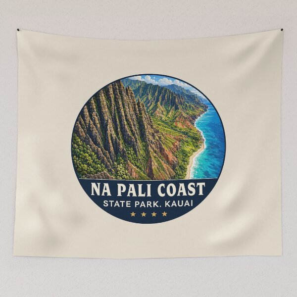 Item preview, Kauai The Garden Island Hawaii Tropical Paradise Nature Travel Design designed and sold by Gideon Emmerich.