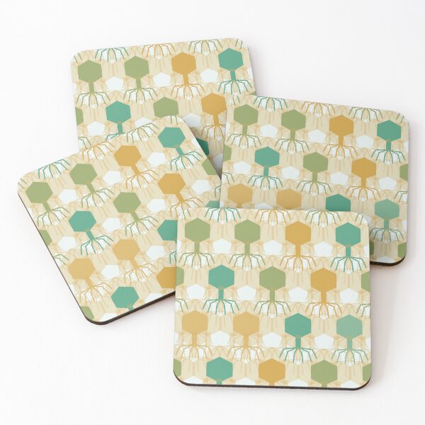 Item preview, Bacteriophage Grid Geometric Pattern 004 designed and sold by TexSta.