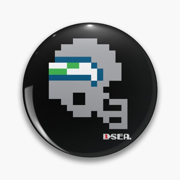 Item preview, Seahawks Retro Throwback Tecmo Bowl Helmet designed and sold by TecmoBowlSports.
