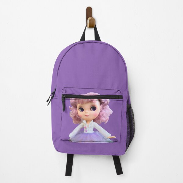 Item preview, Kawaii Pink Haired Doll - Pastel Goth Lavender Fairy Aesthetic designed and sold by Skayana.