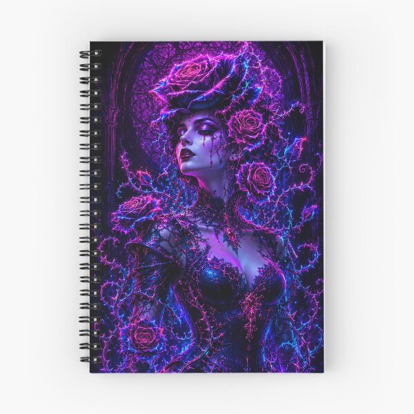 Item preview, Gothic rose personified — neon queen designed and sold by Axokris.