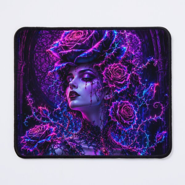 Item preview, Gothic rose personified — neon queen designed and sold by Axokris.
