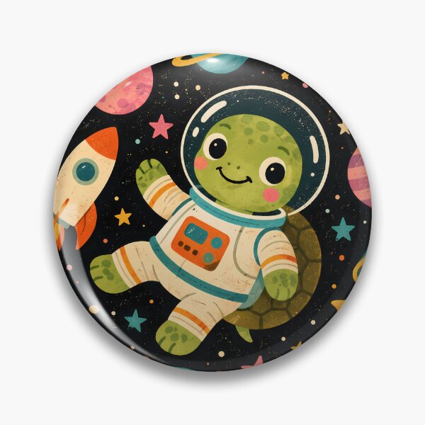 Item preview, Wall Art - Postcard - #4 - Spacefaring Turtle Adventure designed and sold by ForeverPrintsOK.