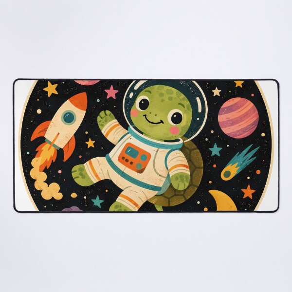 Item preview, Wall Art - Postcard - #4 - Spacefaring Turtle Adventure designed and sold by ForeverPrintsOK.