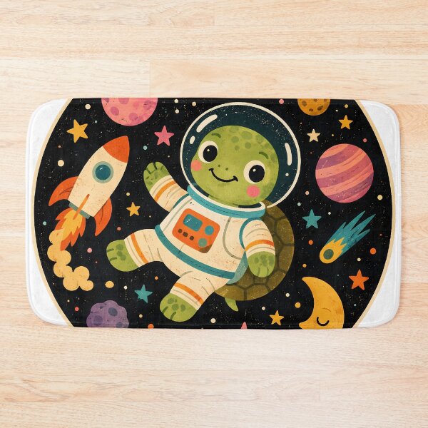 Item preview, Wall Art - Postcard - #4 - Spacefaring Turtle Adventure designed and sold by ForeverPrintsOK.