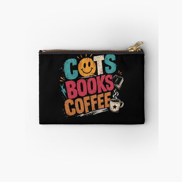 Item preview, Cats Books Coffee Cat Lover Bookworm Coffee Enthusiast Reader Hobby designed and sold by RetroMini2026.