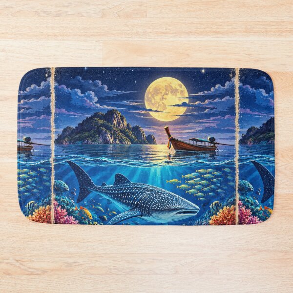 Item preview, Richelieu Rock Midnight – Thailand Underwater Night designed and sold by Spirit of Siam.
