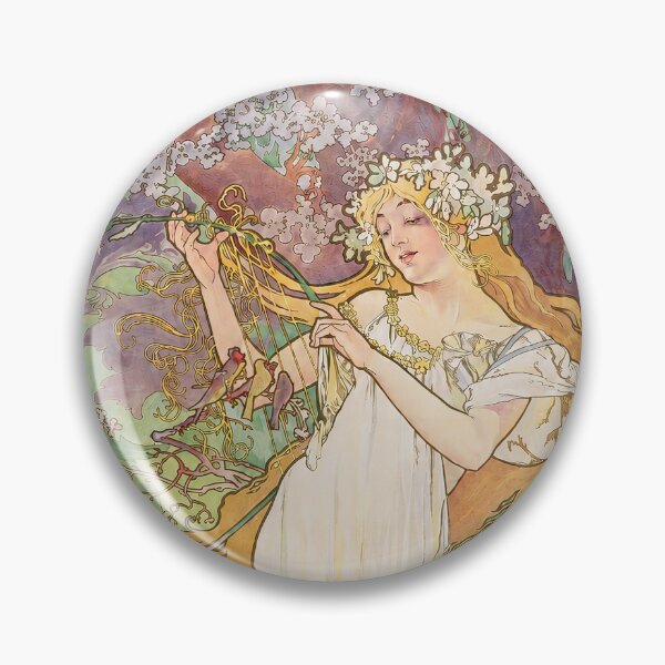 Item preview, Alphonse Mucha Spring 1896 designed and sold by maniacfitness.