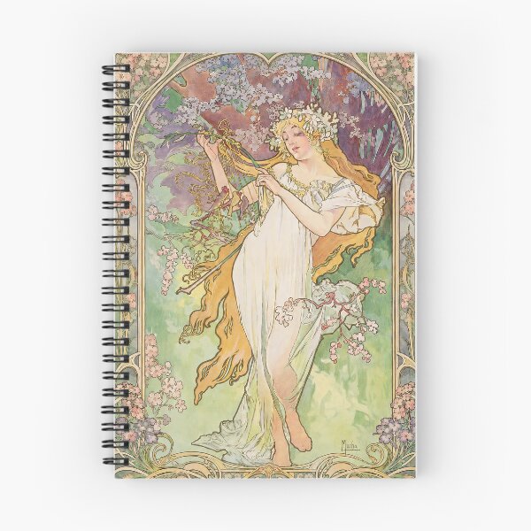 Item preview, Alphonse Mucha Spring 1896 designed and sold by maniacfitness.