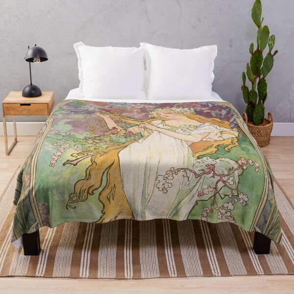 Item preview, Alphonse Mucha Spring 1896 designed and sold by maniacfitness.