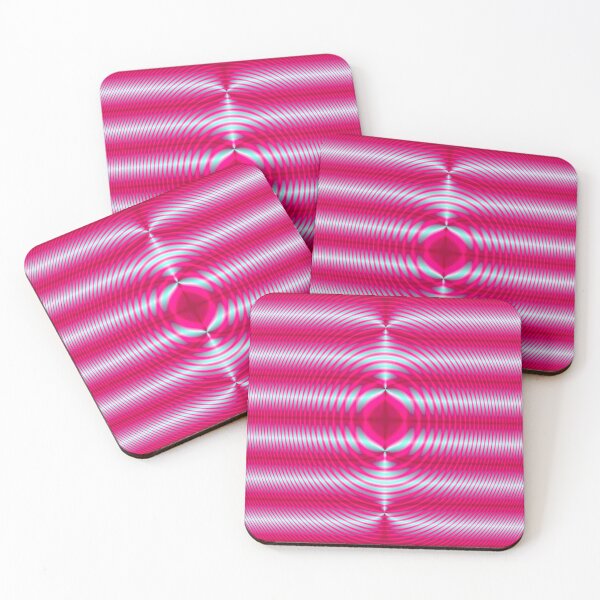Item preview, Abstract Pattern "Space Architecture. Raspberry-colored stripes" designed and sold by Gluecknika.