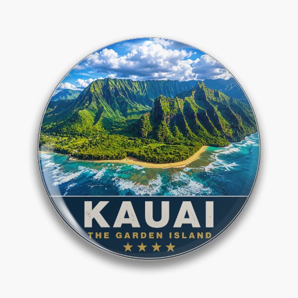 Item preview, Kauai The Garden Island Hawaii Tropical Paradise Nature Travel Design designed and sold by Gideon Emmerich.