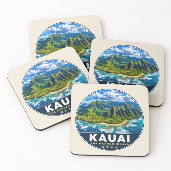 Item preview, Kauai The Garden Island Hawaii Tropical Paradise Nature Travel Design designed and sold by Gideon Emmerich.