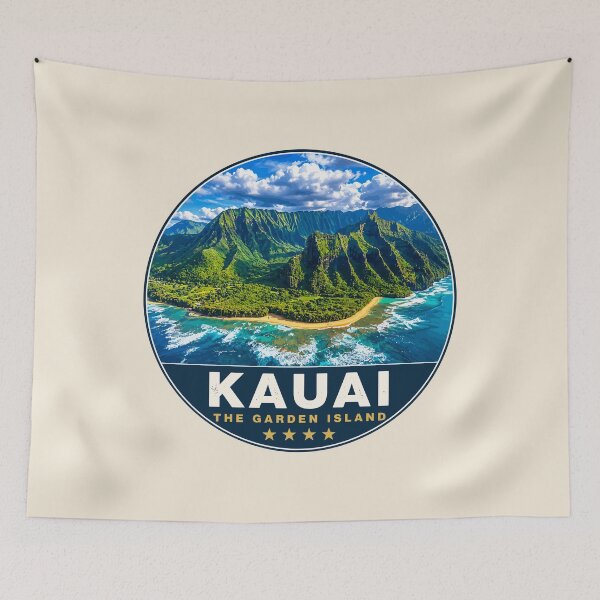 Item preview, Kauai The Garden Island Hawaii Tropical Paradise Nature Travel Design designed and sold by Gideon Emmerich.
