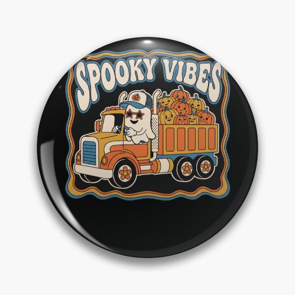 Item preview, Truck Driver Ghost Halloween Spooky Vibes Retro Groovy designed and sold by MTRBSK11.