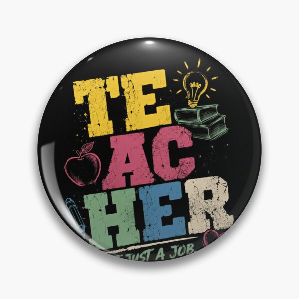 Item preview, Teacher Not Just A Job, A Work Of Heart Teaching Profession Educator Appreciation Gift designed and sold by RetroMini2026.