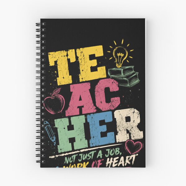 Item preview, Teacher Not Just A Job, A Work Of Heart Teaching Profession Educator Appreciation Gift designed and sold by RetroMini2026.
