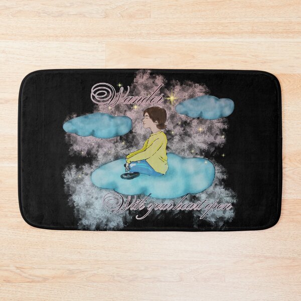 Item preview, Wander With Your Heart Open - Dreamy Cloud Meditation Art designed and sold by Kyradem.