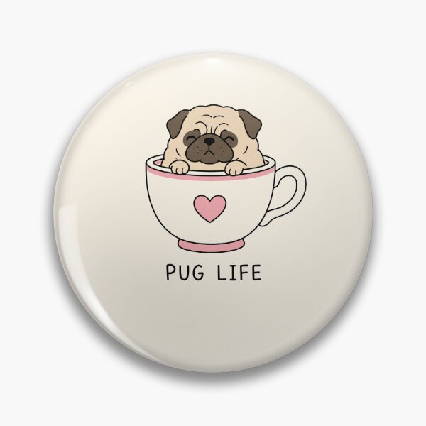 Item preview, Pug Funny Dog Pun Pug Life Cute Dog Lover Gift Coffee Mug Humor designed and sold by MonkiFlipp.