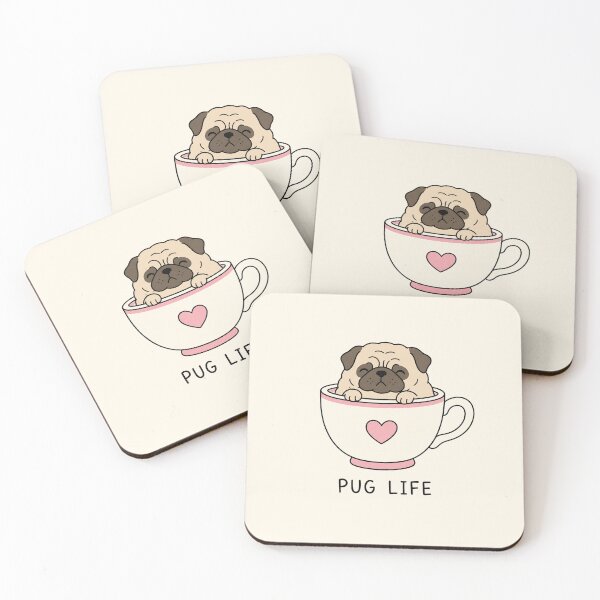 Item preview, Pug Funny Dog Pun Pug Life Cute Dog Lover Gift Coffee Mug Humor designed and sold by MonkiFlipp.