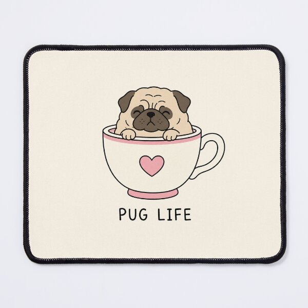 Item preview, Pug Funny Dog Pun Pug Life Cute Dog Lover Gift Coffee Mug Humor designed and sold by MonkiFlipp.