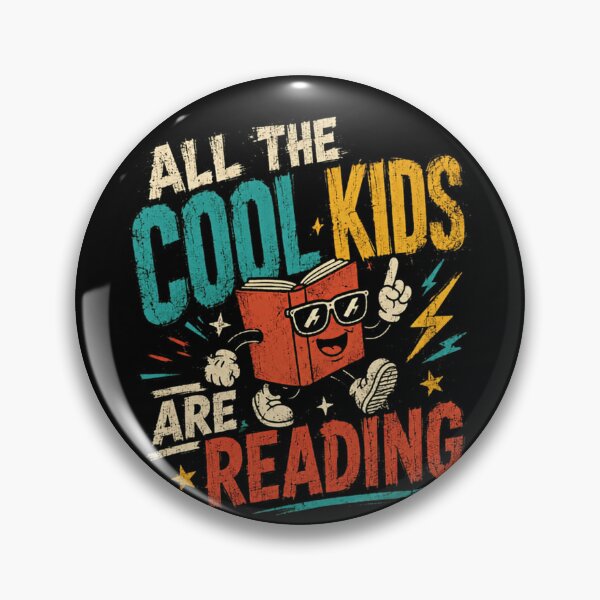Item preview, All The Cool Kids Are Reading Book Lover Reader Librarian Teacher Student designed and sold by RetroMini2026.